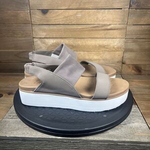 SKECHERS Womens Size 7 Summer Rose 'Sheer Grace' Platform Casual Sandals